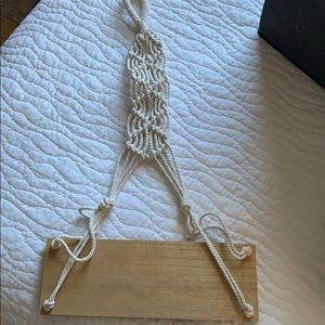 Woven wall art shelf